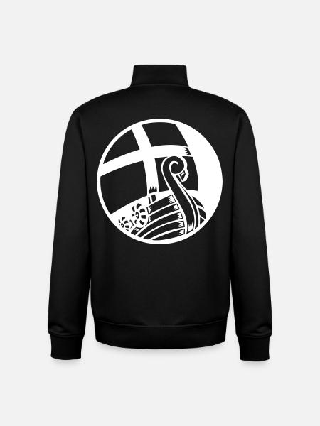 Wikingerschiff - Kogge - Unisex Organic Zip Sweatshirt von Stanley/Stella - Schwarz