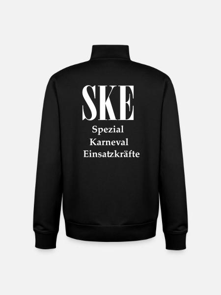 Carnaval et carnaval - Sweat zippé unisexe en coton bio Stanley/Stella - noir
