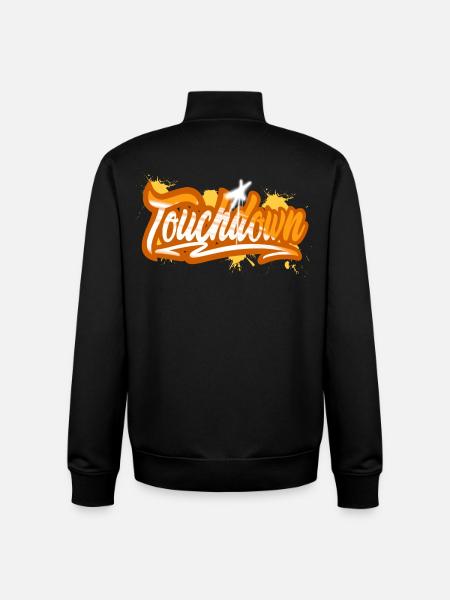 Touchdown - Unisex Organic Zip Sweatshirt by Stanley/Stella - black