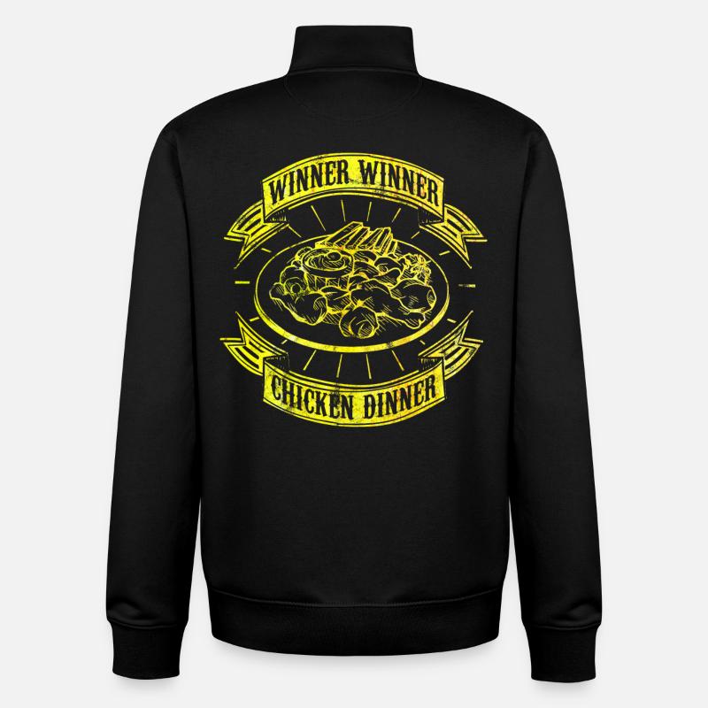 playerunknown’s battlegrounds / PUBG - Sweat zippé unisexe en coton bio Stanley/Stella - noir