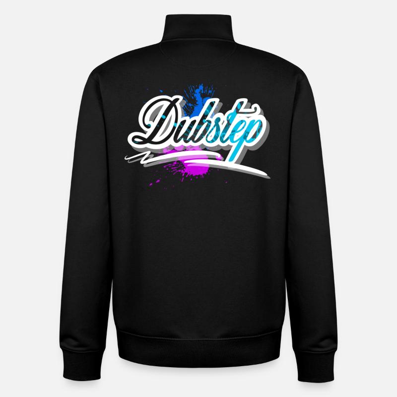 Dubstep - Unisex Organic Zip Sweatshirt von Stanley/Stella - Schwarz