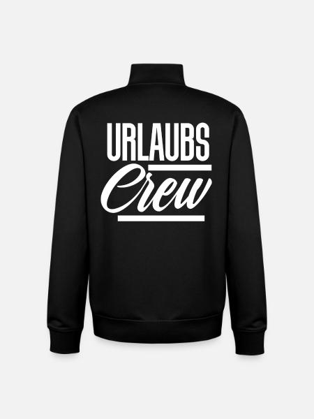 Urlaubs Crew - Unisex Organic Zip Sweatshirt von Stanley/Stella - Schwarz