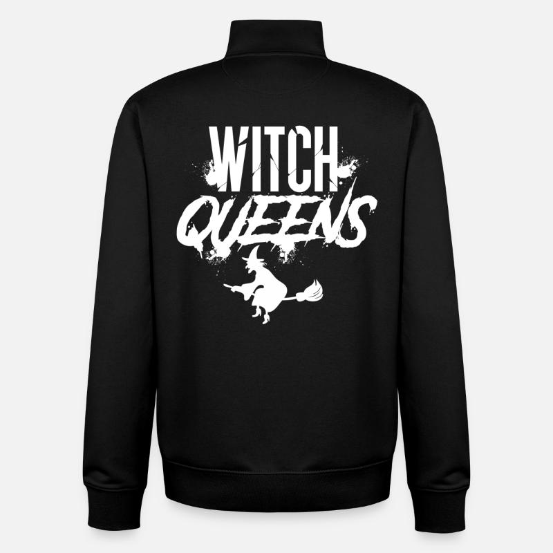Witch Queens - Unisex Organic Zip Sweatshirt von Stanley/Stella - Schwarz
