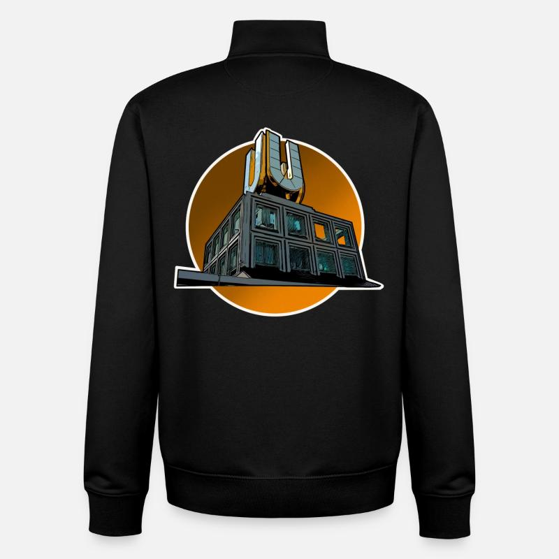 Dortmund - Sweat zippé unisexe en coton bio Stanley/Stella - noir