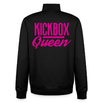 Kickboxing Kickboxing - Unisex Organic Zip Sweatshirt by Stanley/Stella - black - Back - AI Model Male 185 light (185cm)