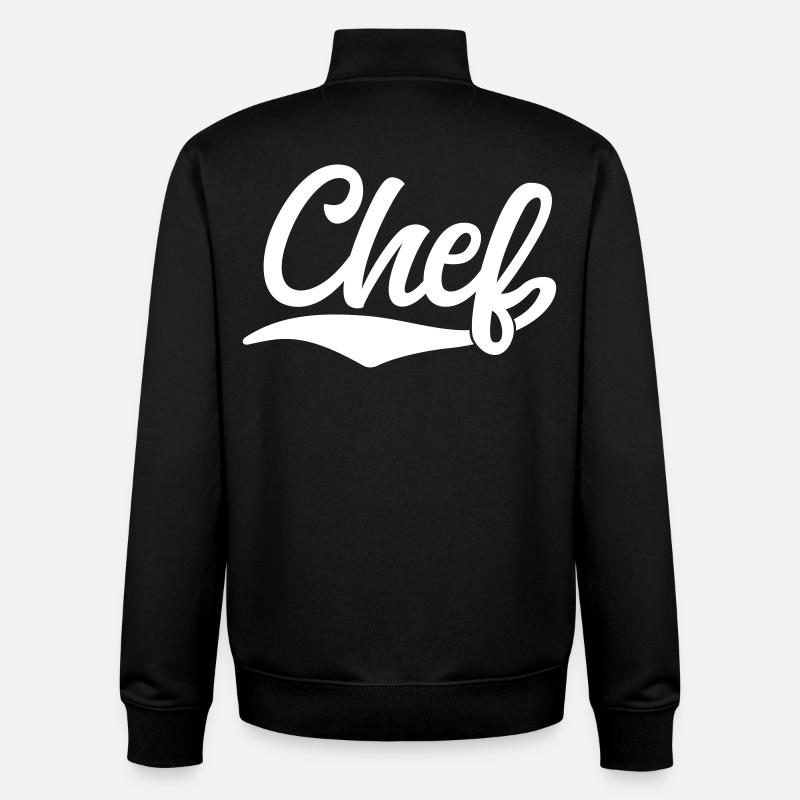 Boss - Sweat zippé unisexe en coton bio Stanley/Stella - noir