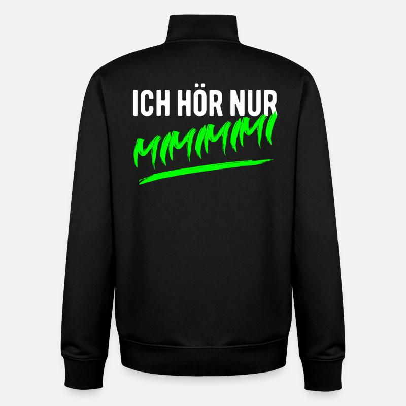 mimimimi - Unisex Organic Zip Sweatshirt von Stanley/Stella - Schwarz