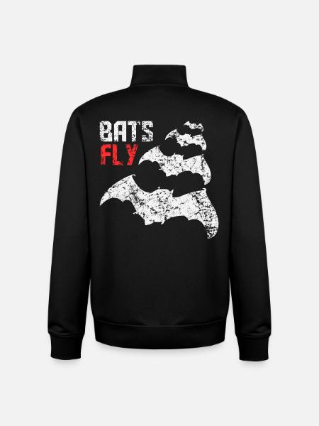 Bats Fly - Unisex Organic Zip Sweatshirt von Stanley/Stella - Schwarz