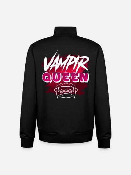 Halloween vampire - Unisex Organic Zip Sweatshirt by Stanley/Stella - black