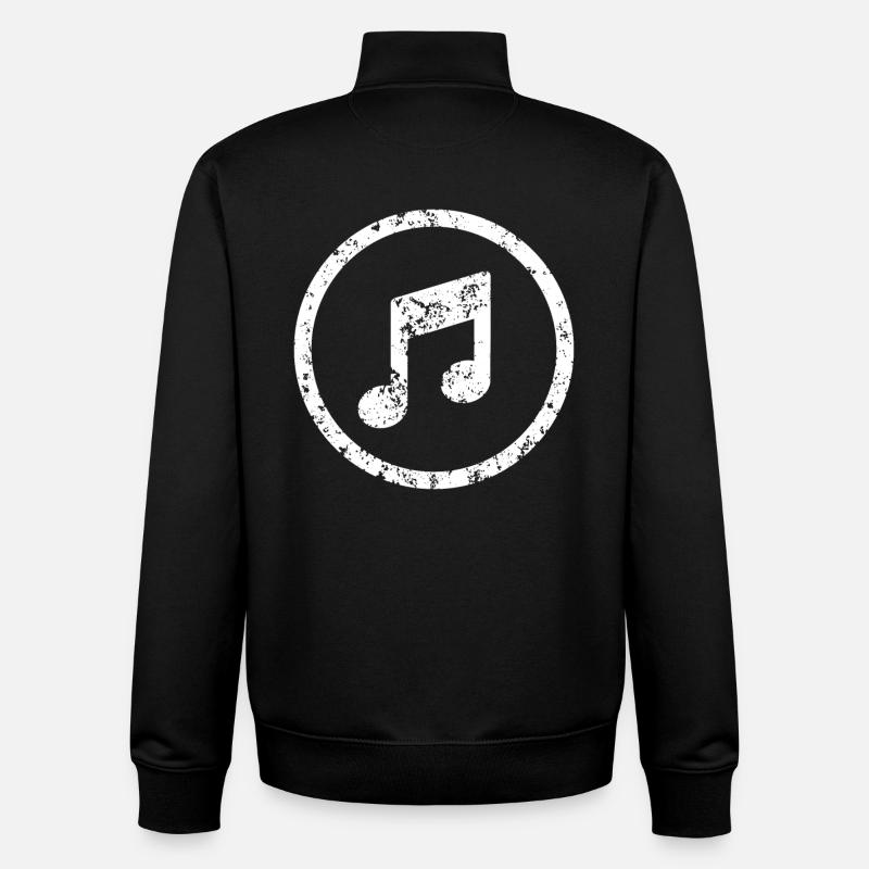 Musiker Geschenkidee - Unisex Organic Zip Sweatshirt von Stanley/Stella - Schwarz