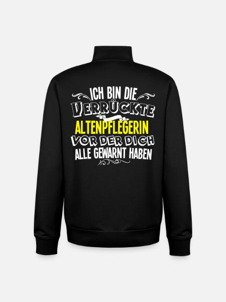 Altenpflegerin - Unisex Organic Zip Sweatshirt von Stanley/Stella - Schwarz