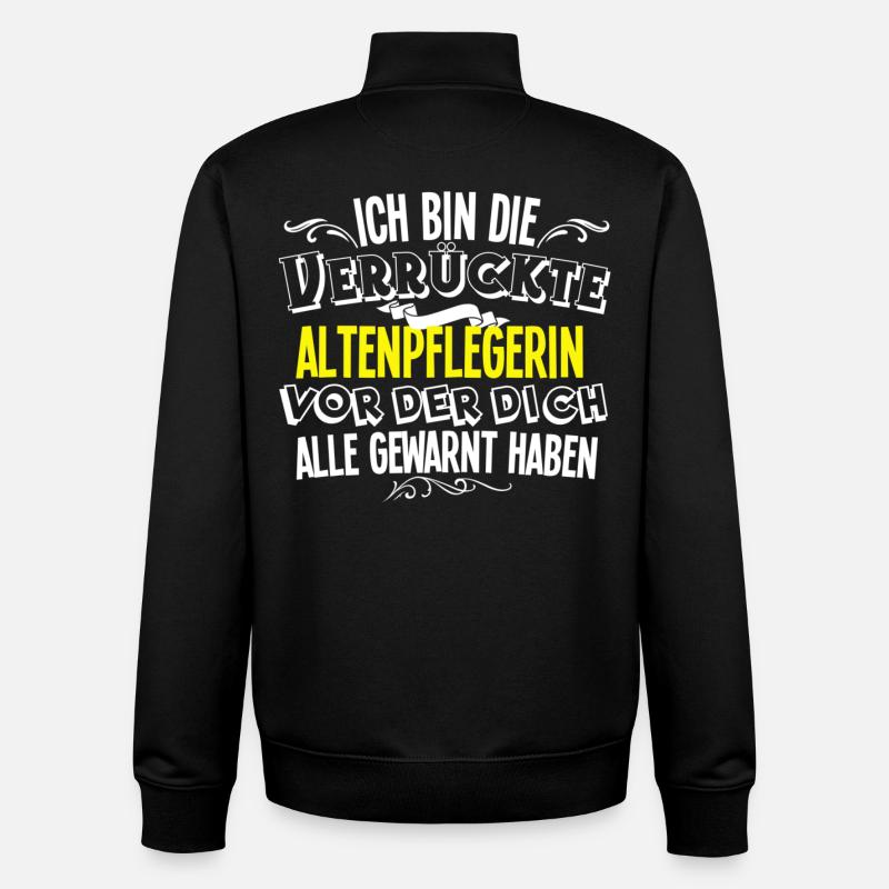 Altenpflegerin - Unisex Organic Zip Sweatshirt von Stanley/Stella - Schwarz
