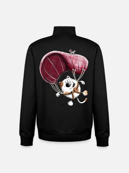 Frida on Air - Unisex Organic Zip Sweatshirt by Stanley/Stella - black