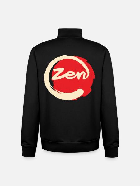 Zen - Unisex Organic Zip Sweatshirt by Stanley/Stella - black