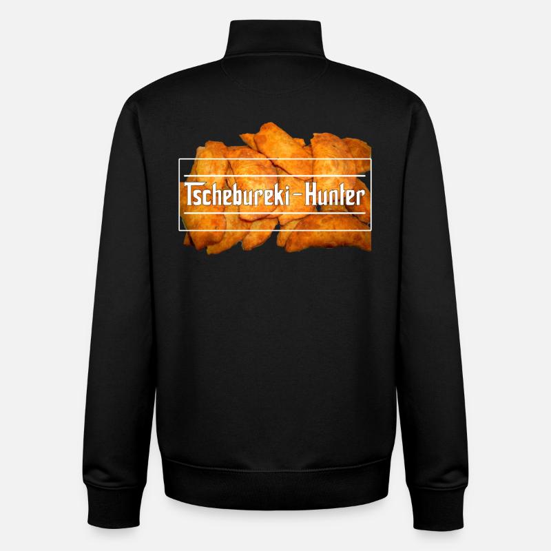 Chebureki-Hunter - Unisex Organic Zip Sweatshirt by Stanley/Stella - black