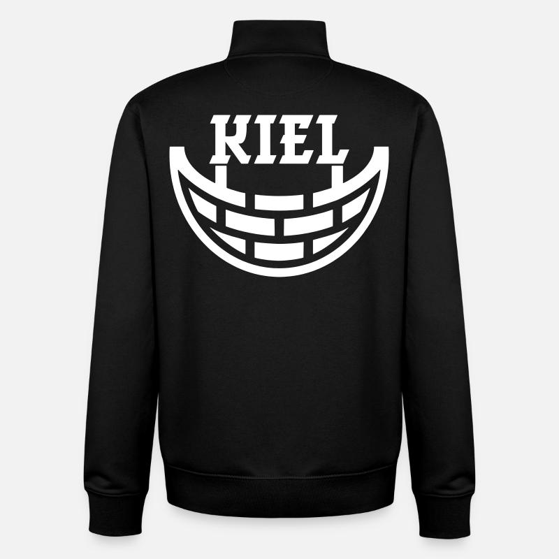 Kiel - Unisex Organic Zip Sweatshirt von Stanley/Stella - Schwarz