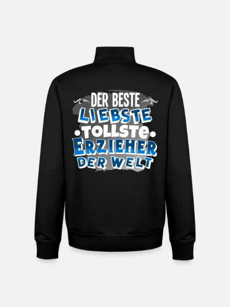educator - Unisex Organic Zip Sweatshirt by Stanley/Stella - black