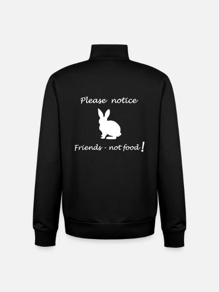 Vegan - Unisex Organic Zip Sweatshirt by Stanley/Stella - black