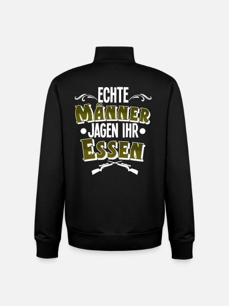 Jäger Jagen - Unisex Organic Zip Sweatshirt von Stanley/Stella - Schwarz