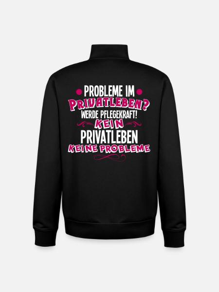 Pflegekraft - Unisex Organic Zip Sweatshirt von Stanley/Stella - Schwarz