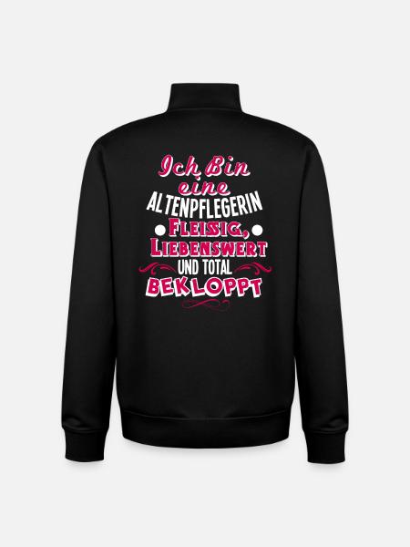 Altenpflegerin - Unisex Organic Zip Sweatshirt von Stanley/Stella - Schwarz