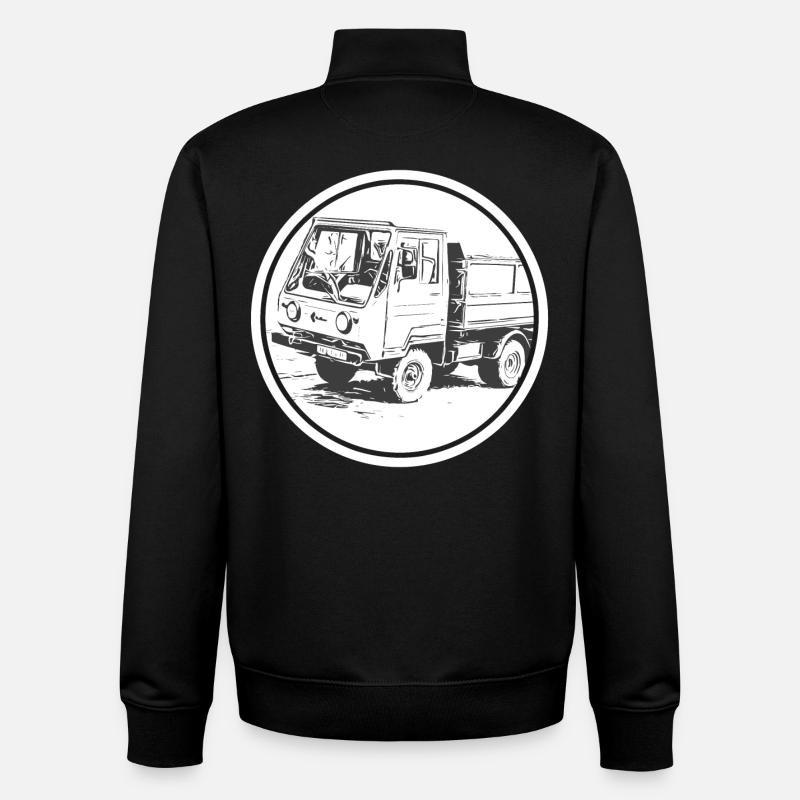 Multicar M25 - Unisex Organic Zip Sweatshirt von Stanley/Stella - Schwarz