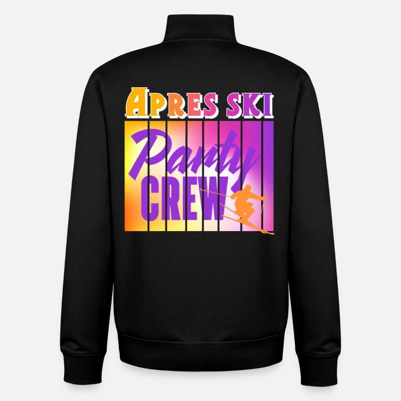 Apres Ski - Unisex Organic Zip Sweatshirt von Stanley/Stella - Schwarz