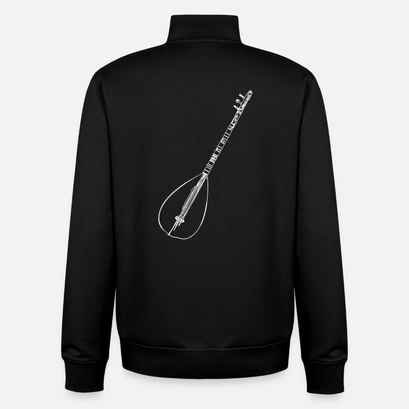 Baglama - Unisex Organic Zip Sweatshirt von Stanley/Stella - Schwarz