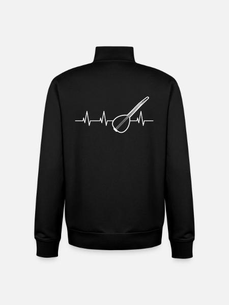 Baglama - Unisex Organic Zip Sweatshirt by Stanley/Stella - black
