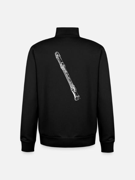 Recorder - Unisex Organic Zip Sweatshirt by Stanley/Stella - black