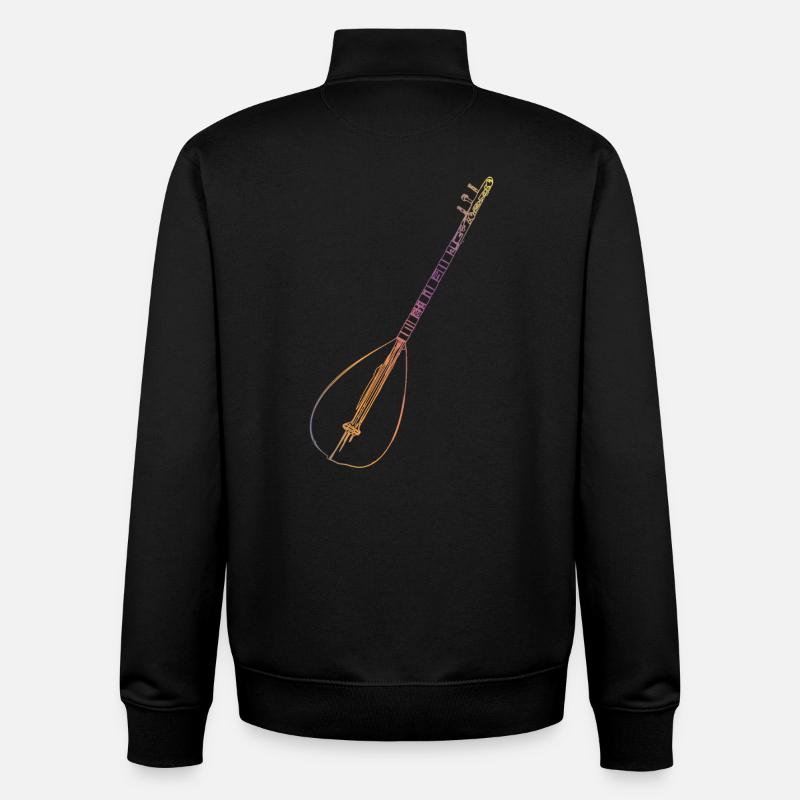 Musique turque - Sweat zippé unisexe en coton bio Stanley/Stella - noir