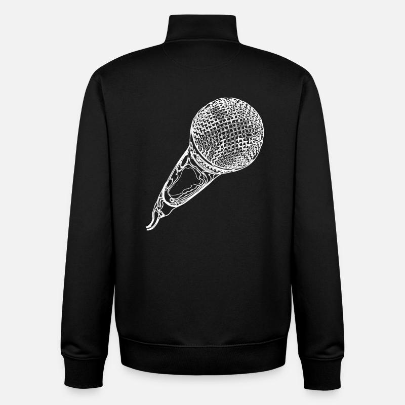 Musiker - Unisex Organic Zip Sweatshirt von Stanley/Stella - Schwarz