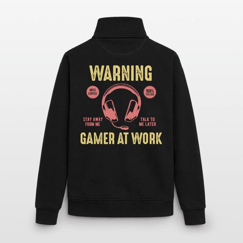 Computerspiele Unisex Organic Zip Sweatshirt von Stanley/Stella