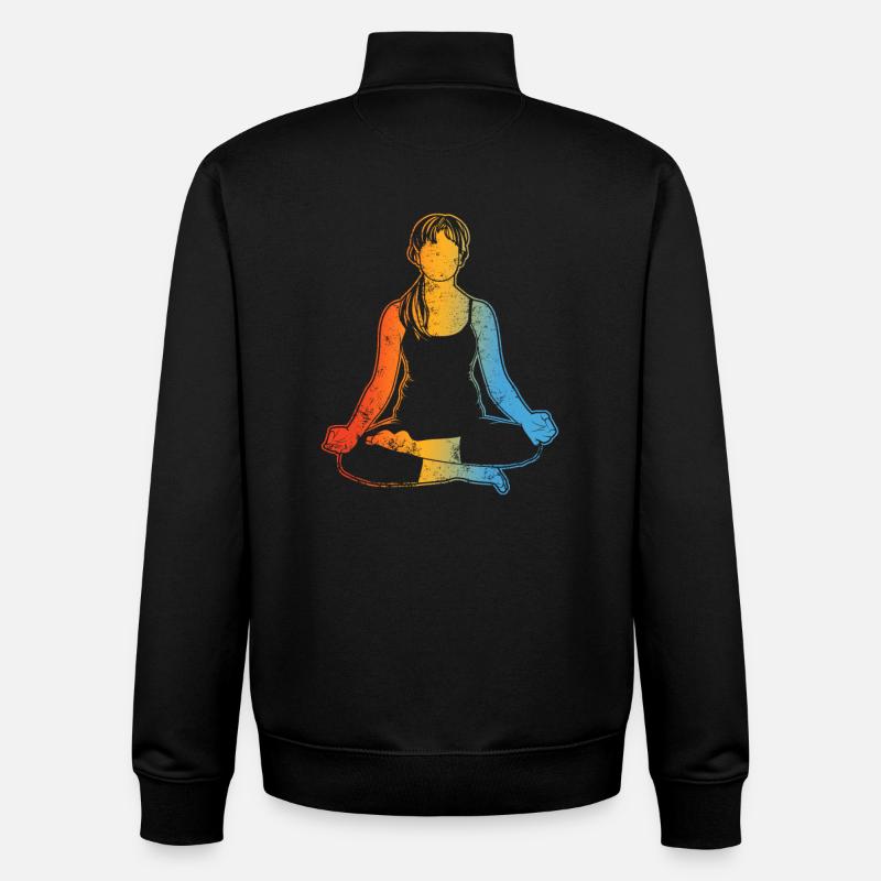 Mantra - Unisex Organic Zip Sweatshirt von Stanley/Stella - Schwarz