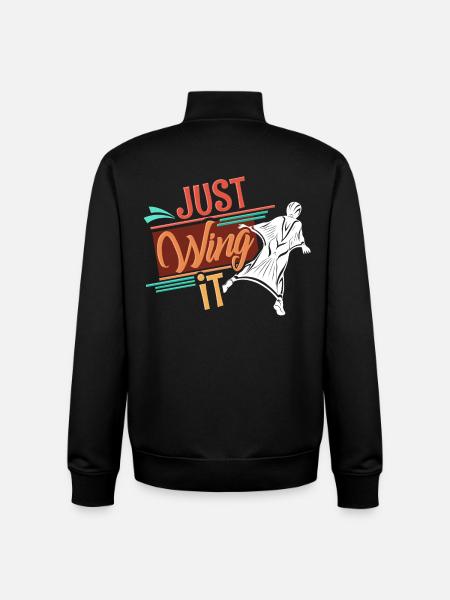 Wingsuit - Sweat zippé unisexe en coton bio Stanley/Stella - noir