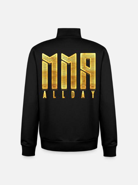 MMA - Mixed Martial Arts - MMA Allday - Sudadera unisex con cremallera de algodón orgánico de Stanley/Stella - negro