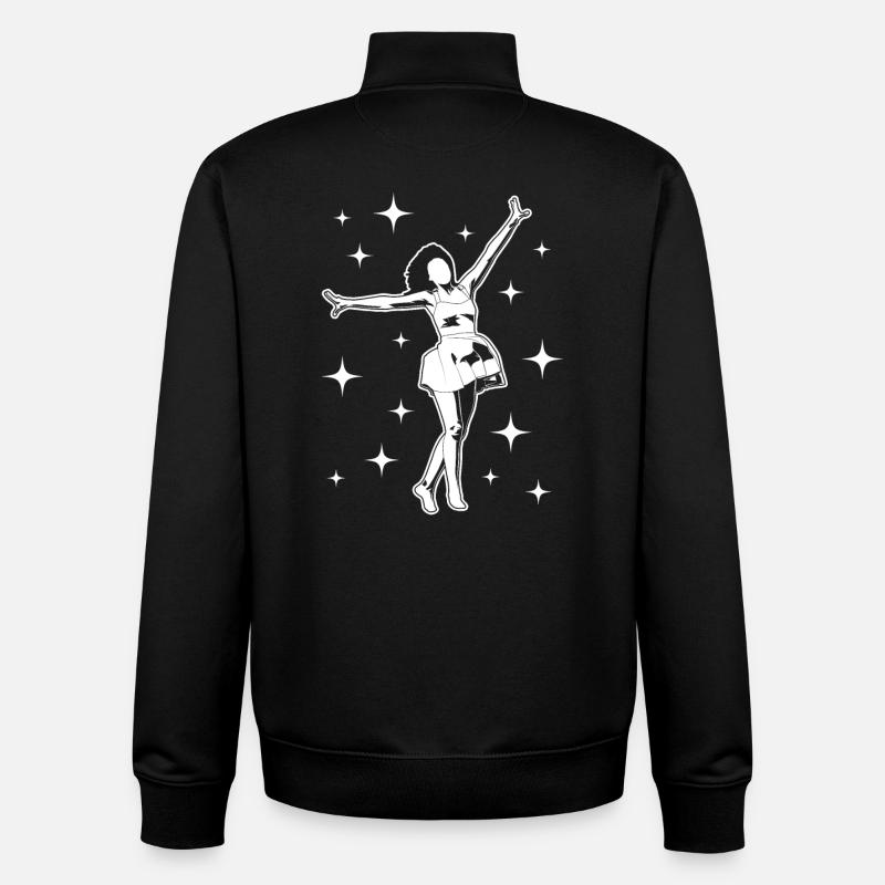 Dancer - Unisex Organic Zip Sweatshirt by Stanley/Stella - black