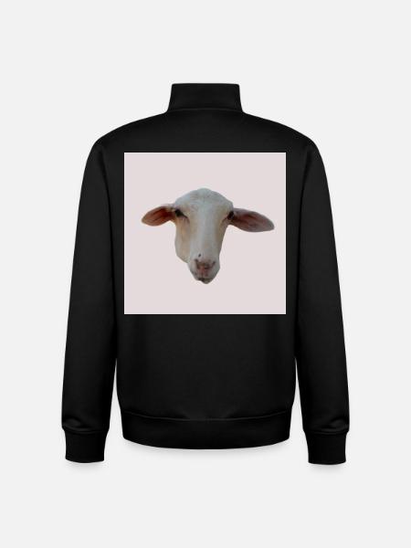 Schaf - Unisex Organic Zip Sweatshirt von Stanley/Stella - Schwarz