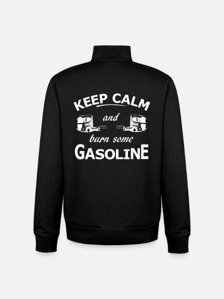 Trucker - Unisex Organic Zip Sweatshirt by Stanley/Stella - black