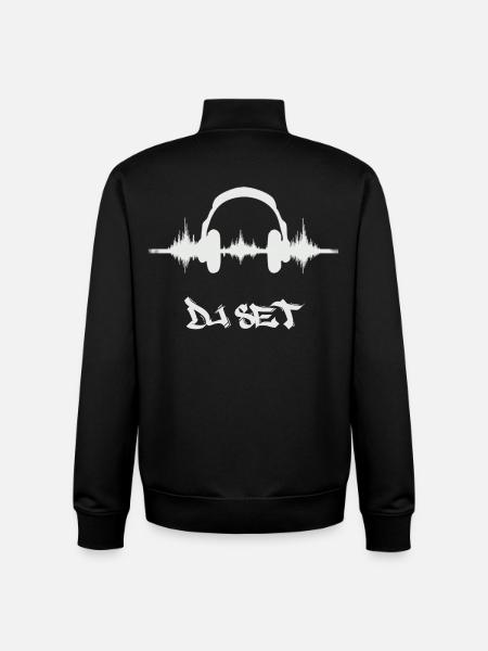 Dj - Unisex Organic Zip Sweatshirt by Stanley/Stella - black