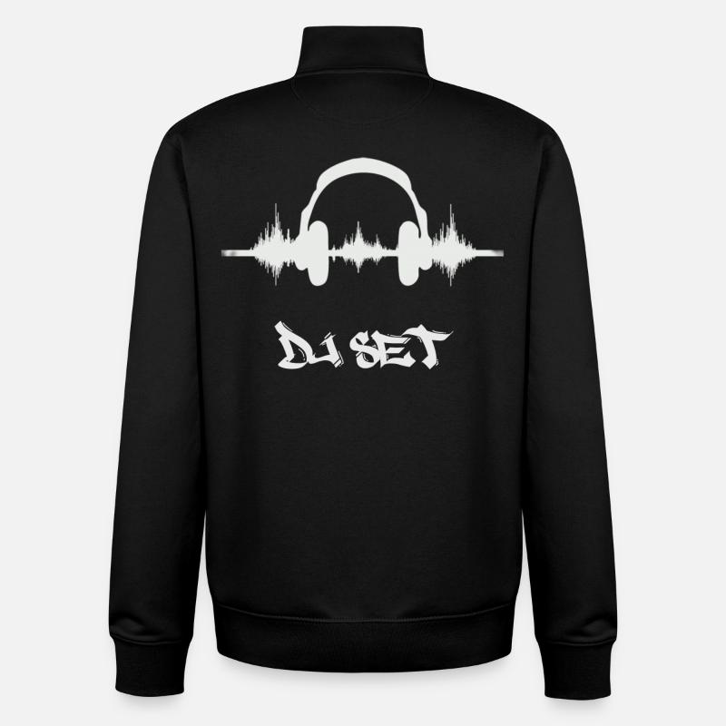 Dj - Unisex Organic Zip Sweatshirt by Stanley/Stella - black