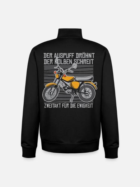 Ost Moped S51 - Unisex Organic Zip Sweatshirt von Stanley/Stella - Schwarz