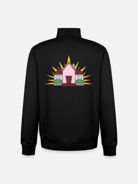 House - Unisex Organic Zip Sweatshirt by Stanley/Stella - black