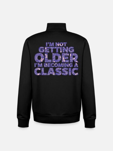 Statement Birthday - Unisex Organic Zip Sweatshirt by Stanley/Stella - black