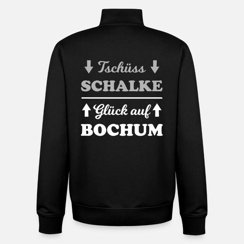 Aufstieg Bochum - Unisex Organic Zip Sweatshirt von Stanley/Stella - Schwarz