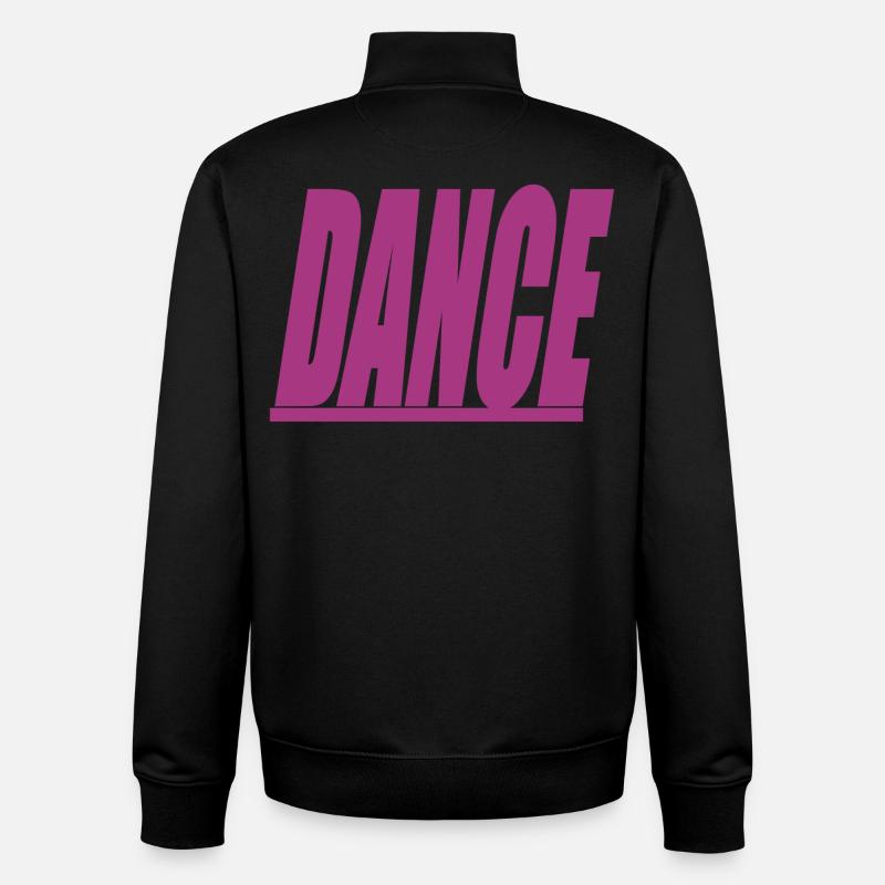 Danse - Sweat zippé unisexe en coton bio Stanley/Stella - noir