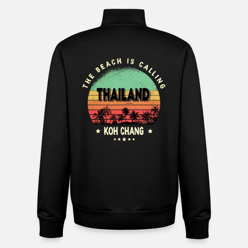 Koh Chang Thailand - Unisex Organic Zip Sweatshirt von Stanley/Stella - Schwarz
