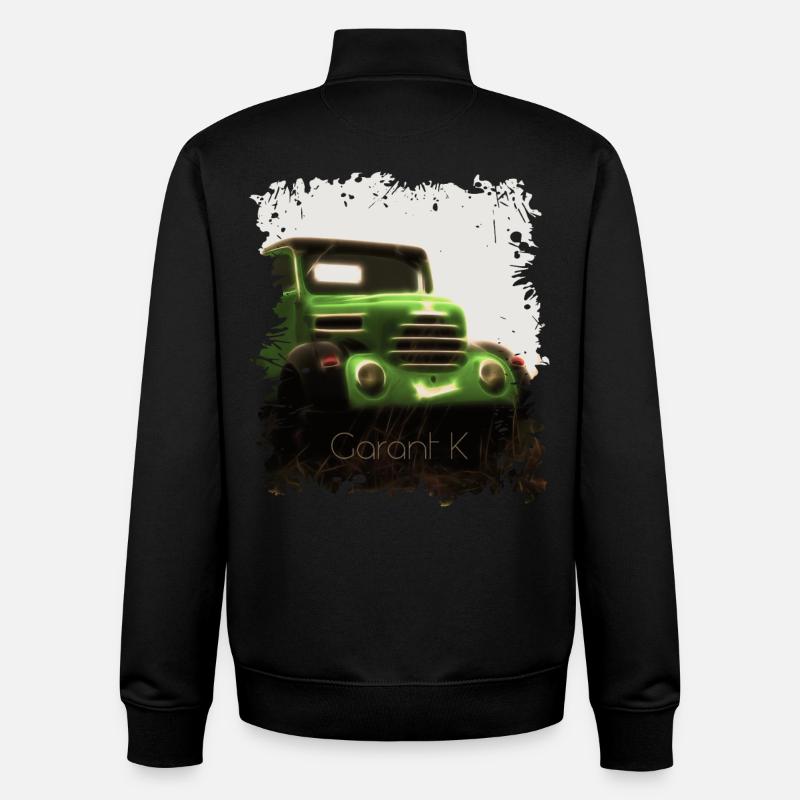 Garant K 30 Robur - Unisex Organic Zip Sweatshirt by Stanley/Stella - black