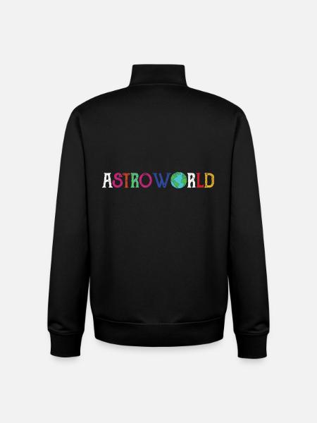 Astroworld Save The Earth Environment - Unisex Organic Zip Sweatshirt by Stanley/Stella - black