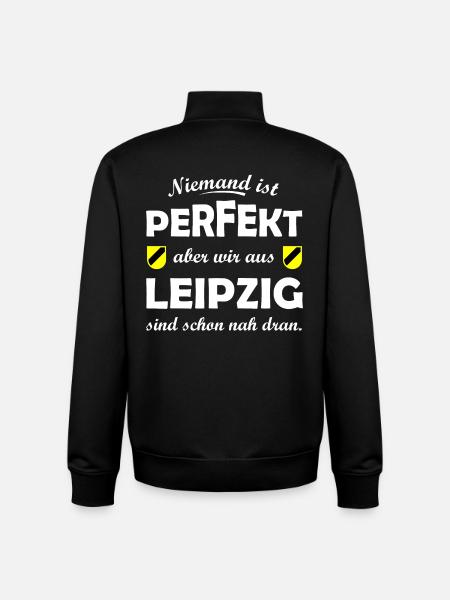 Leipzig Perfekt - Unisex Organic Zip Sweatshirt von Stanley/Stella - Schwarz